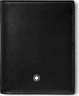 Montblanc Kompakte Brieftasche aus Glattleder Meisterst&uuml;ck Black