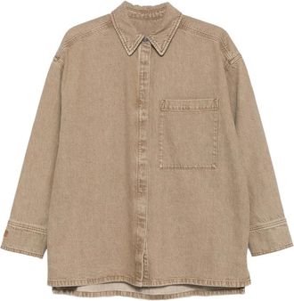 By Malene Birger Overhemden, Dames, Beige, S, Katoen, Derris Shirt