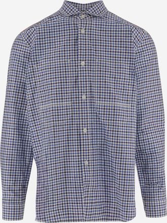 Junya Watanabe Blue Check Shirt