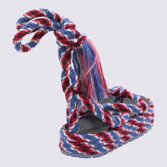Isabel Marant Womens Sandals Blue-Pink _cover Tex Sole Le Blue/pink