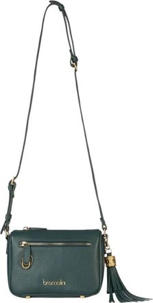 Braccialini Margot Crossbody Tas - Dames - Schoudertassen - Groen - ONE Size - Leer - Tassen