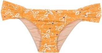 Clube Bossa Ricy floral-print bikini bottoms - women - Polyamide/Elastane - GG - Yellow