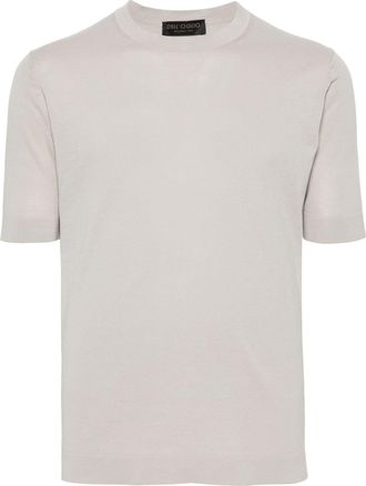 Dell'Oglio crew-neck cotton T-shirt - men - Cotton - 48 - Grey