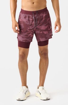 Legends Forum Lite Performance Camo Shorts in Fig Camo at Nordstrom, Size Xx-Large