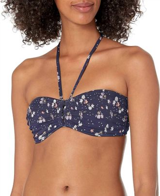 Seafolly Remix Dd U Tube Bandeau Top In Indigo