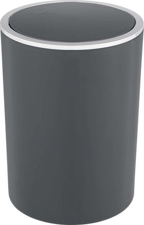WENKO Inca Cubo De Basura 5l Gris Para Ba&ntilde;o