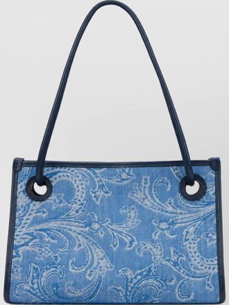 Etro small denim tote bag