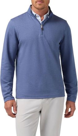 Mizzen+Main KPI Quarter Zip Pullover in Coastal Fjord at Nordstrom, Size Medium
