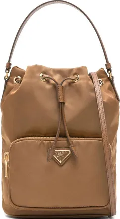 Prada Drawstring Pocket Satchel