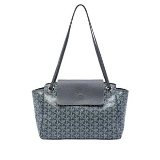 Goyard Pre-owned Vintage Schoudertas - Dames - Pre-owned - Grijs - Maat: ONE Size Leer