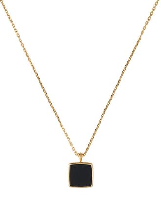 Emanuele Bicocchi Onyx amulet necklace - Gold