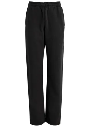 Entire studios Straight-leg Cotton Sweatpants - Black - Xxs (UK4 /xxs)