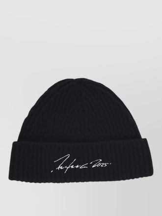 Kenzo stylish ribbed beanie logo cuff