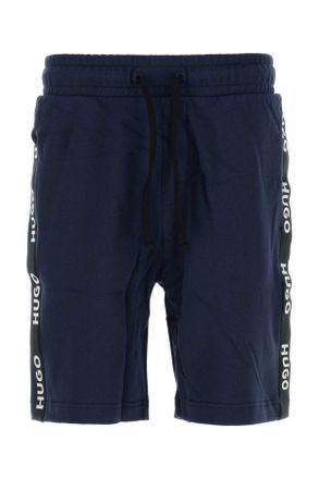 thumbnail interactive-video image 1 of HUGO HIT Logo Relaxed Fit Shorts 1 of 12