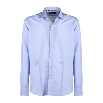 Aquascutum Camicia - Heren - Zakelijke Overhemden - Blauw - 2XL - Overhemden