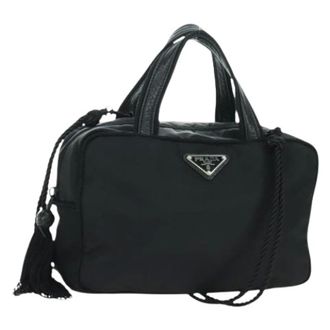 Prada Borsa a mano vintage in nylon Pre-owned - - Pre-owned - Donna - Nero - ONE SIZE