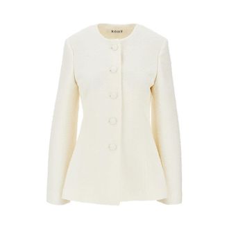 R&oacute;he Boucl&eacute; shaped blazer Woman 36