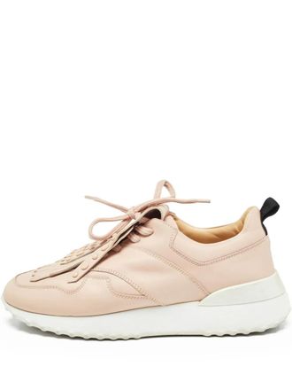 Tod's Leren sneakers met franje - Roze