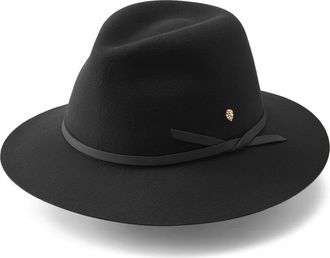 Helen Kaminski Carly Wool Fedora in Black at Nordstrom Rack