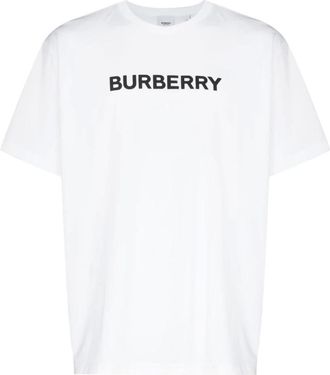 Burberry T-shirt con Scollo a Costine - - Tops - Uomo - Bianco - M