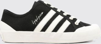 Yohji Yamamoto Sneakers basse in canvas di cotone con logo a contrasto