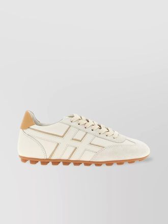 Hogan 86er rubber sole suede accents sneakers