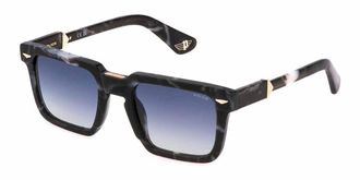 Police SPLL88 MONUMENT 6 0869 Mens Sunglasses Black Size 52