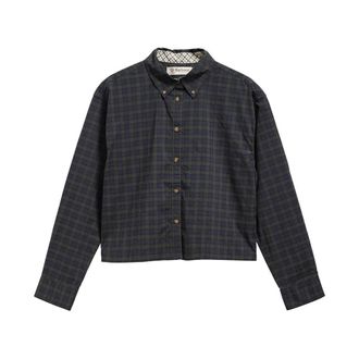 Barbour Ravenshill Boxy Shirt - - Blouses & Shirts - Donna - Blu - M