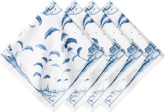 Juliska Country Estate Set of 4 Cotton Sateen Napkins in Delft Blue at Nordstrom