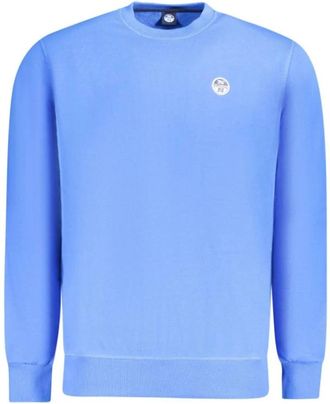 North Sails Sweatshirt met Lange Mouwen - Heren - Sweatshirts - Blauw - S - Katoen - Hoodies & sweatvesten
