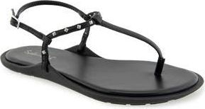 Splendid Asher Studded T-Strap Sandal in Black at Nordstrom Rack, Size 6.5