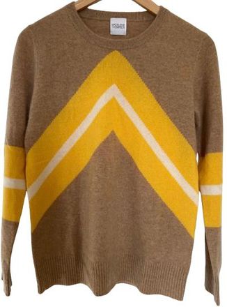 Madeleine Thompson Madeline Thompson Chevron Cashmere Jumper Size M