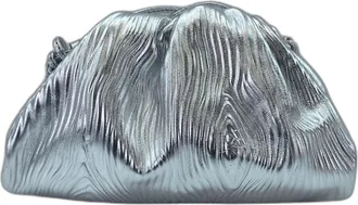 Bottega Veneta Silver Pouch (Pre-Owned)