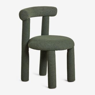 Sklum Sklum - Pack De 4 Sillas De Comedor En Tela Boucl&eacute; Gia