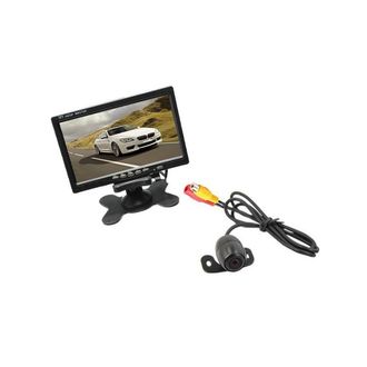 Trade Shop Trade Shop - Kit Retromarcia Telecamera Camper Auto Rimorchi Monitor Lcd 7 Staffa