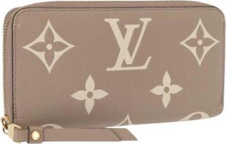 Louis Vuitton Pre-owned Vintage Monogram Empreinte Long Wallet - Dames - Vintage Accessoires - Grijs - ONE Size - Leer - Vintage
