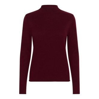 Soaked In Luxury SLMolina Mockneck Pullover - Dames - Truien - Bruin - Maat: XL