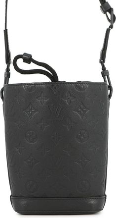 Louis Vuitton Black Monogram Noir Monogram Shadow Shoulder Bag Sling Bag (Pre-Owned)