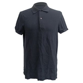 Tom Ford Tom Ford poloshirt met korte mouwen van zwart katoen