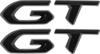 OEM Emblema Gt Adhesivo Decorativo Para Coche Negro
