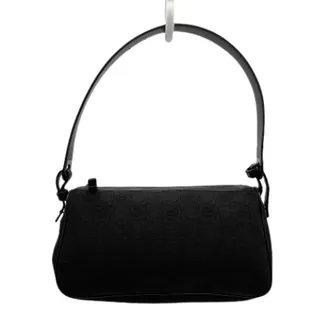 Ferragamo Pre-owned Shoulder Bags, female, Black, Size: ONE SIZE Pre-owned Handbag, Pouch