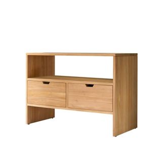 Tikamoon Mueble de almacenaje de teca maciza 110 cm
