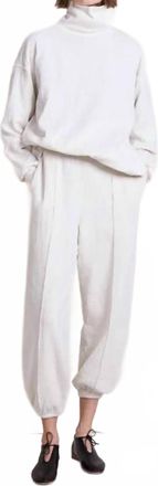 Apiece Apart Artia Balloon Pant In Cream