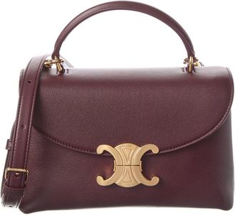 Celine Celine Nino Teen Leather Top Handle Bag