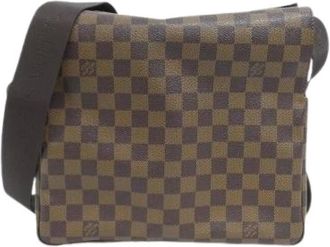 Louis Vuitton Pre-owned Cross Body Bags, male, Brown, Size: ONE SIZE Pre-owned Damier Shoulder Bag