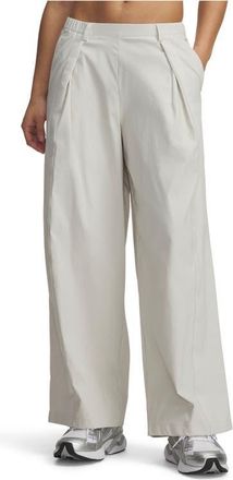 Under Armour Unstoppable Water Resistant Pleated Pants in Summit White //Summit White at Nordstrom, Size Xx-Large