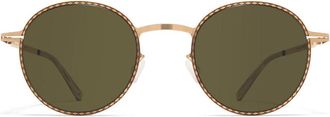 Mykita Nis 342 Mens Sunglasses Gold Size 46