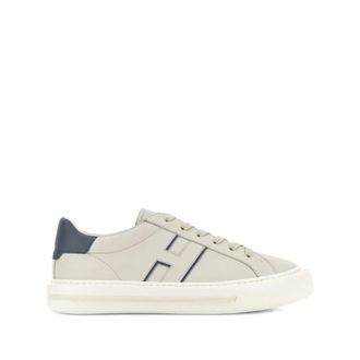 Hogan H691 Sneakers - Heren - Sneakers - Grijs - 45 EU - Leer - Schoenen