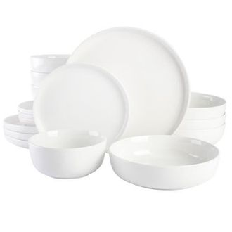Gibson Home Oslo 16 Piece Dinnerware Set in White at Nordstrom