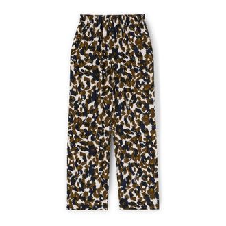 Motivi Wijde broek in lyocellmix met etnisch patroon - Dames - Wijde Broeken - Veelkleurig - L - Broeken